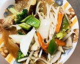 レンジ簡単きな粉中華風焼きそば味甘酢酢豚作り方14写真