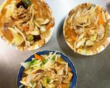 レンジ簡単きな粉中華風焼きそば味甘酢酢豚作り方15写真