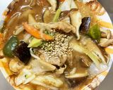 レンジ簡単きな粉中華風焼きそば味甘酢酢豚作り方17写真