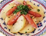 ワンパンで作るジャーマンポテトパスタ作り方12写真