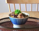 豚バラなす丼★昼ご飯★塾ご飯★うどん弁当作り方2写真