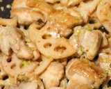 やみつき♡鶏肉とれんこんのねぎ塩だれ炒め作り方5写真