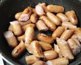 カレーソーセージ　Knorr作り方4写真