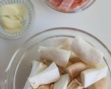 ベーコンとエリンギのハーブソルト炒め作り方1写真