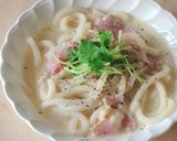 冷凍うどんチーズクリーム作り方4写真