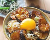 茄子1本で◎茄子の照り焼き丼作り方5写真