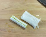 焼肉をサンチュで巻いて♪作り方1写真