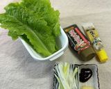 焼肉をサンチュで巻いて♪作り方3写真