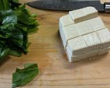 すぐできる！ほうれん草と豆腐のお吸い物作り方2写真