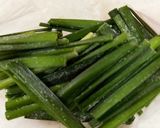 冷凍あさりとニラ、卵の炒め物作り方4写真