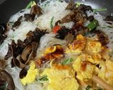 冷凍あさりとニラ、卵の炒め物作り方6写真