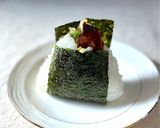 チリソースで♪餃子おにぎり作り方9写真