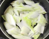 簡単水不要!白菜と豚こまの重ね蒸し作り方3写真