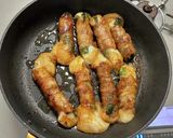 肉巻き餅作り方10写真