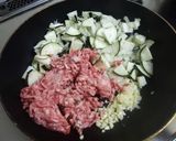 茄子とひき肉のオムレツ作り方1写真
