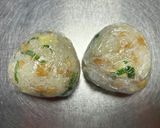 天かすと大葉とチーズのおにぎり作り方4写真