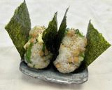天かすと大葉とチーズのおにぎり作り方5写真