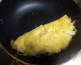 茄子とひき肉のオムレツ作り方5写真