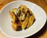 皮付きガーリックフライドポテト作り方4写真