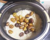 剥き甘栗で時短！白だしのホクホク栗ご飯☆作り方2写真
