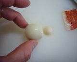キャラ弁に♬うずらでポケモンボール☮作り方2写真
