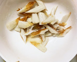 チクワ簡単きな粉さっぱりマヨ和風野菜炒め作り方1写真
