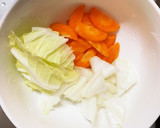 チクワ簡単きな粉さっぱりマヨ和風野菜炒め作り方5写真