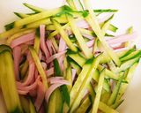ヘルシーところてんの中華風サラダ作り方3写真