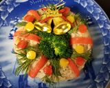 クリスマスに♪ハンバーグでリース♪作り方16写真