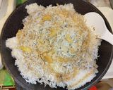 しらすと三つ葉の胡麻油効いた混ぜご飯作り方2写真