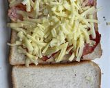 とろけるチーズのりんごバタートースト作り方3写真