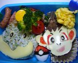 キャラ弁に♬うずらでポケモンボール☮作り方9写真