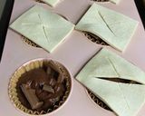 パイがのってるカップケーキ　チョコココア作り方5写真