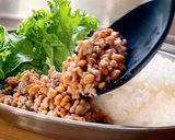 速攻レシピ！納豆とひき肉のワンプレート作り方7写真