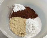 パイがのってるカップケーキ　チョコココア作り方1写真