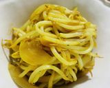 給食のもやしのカレー炒め作り方5写真