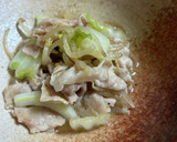 【メイン】豚バラ肉と白菜のささっと炒め作り方5写真