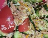 きゅうりとツナで醤油サラダ作り方3写真