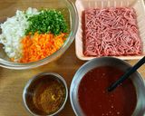 たっぷり野菜のドライカレー作り方1写真