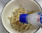 美味しいもやしナムル♡韓国海苔乗せ♡簡単作り方5写真