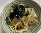 美味しいもやしナムル♡韓国海苔乗せ♡簡単作り方7写真