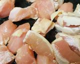 鶏肉のサイコロしょうゆ焼き作り方1写真