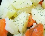 じゃがいも&にんじんの根菜塩じゃが作り方4写真