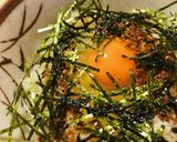 玉かけごはん●おかか&刻み海苔作り方1写真
