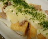 節約♡厚揚げの肉味噌チーズ♡作り方6写真