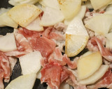 めんつゆでお手軽♫豚肉と大根の梅しそ炒め作り方4写真