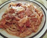 さば缶のトマト煮スープパスタ作り方5写真