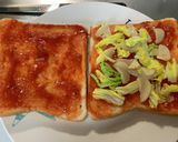 ピザソースも自作のピザ風ホットサンド作り方4写真