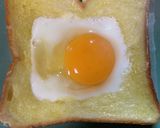 オーブントースターで半熟目玉焼きトースト作り方6写真
