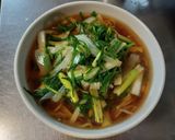 【生姜香る】ネギニラ醤油ラーメン作り方6写真